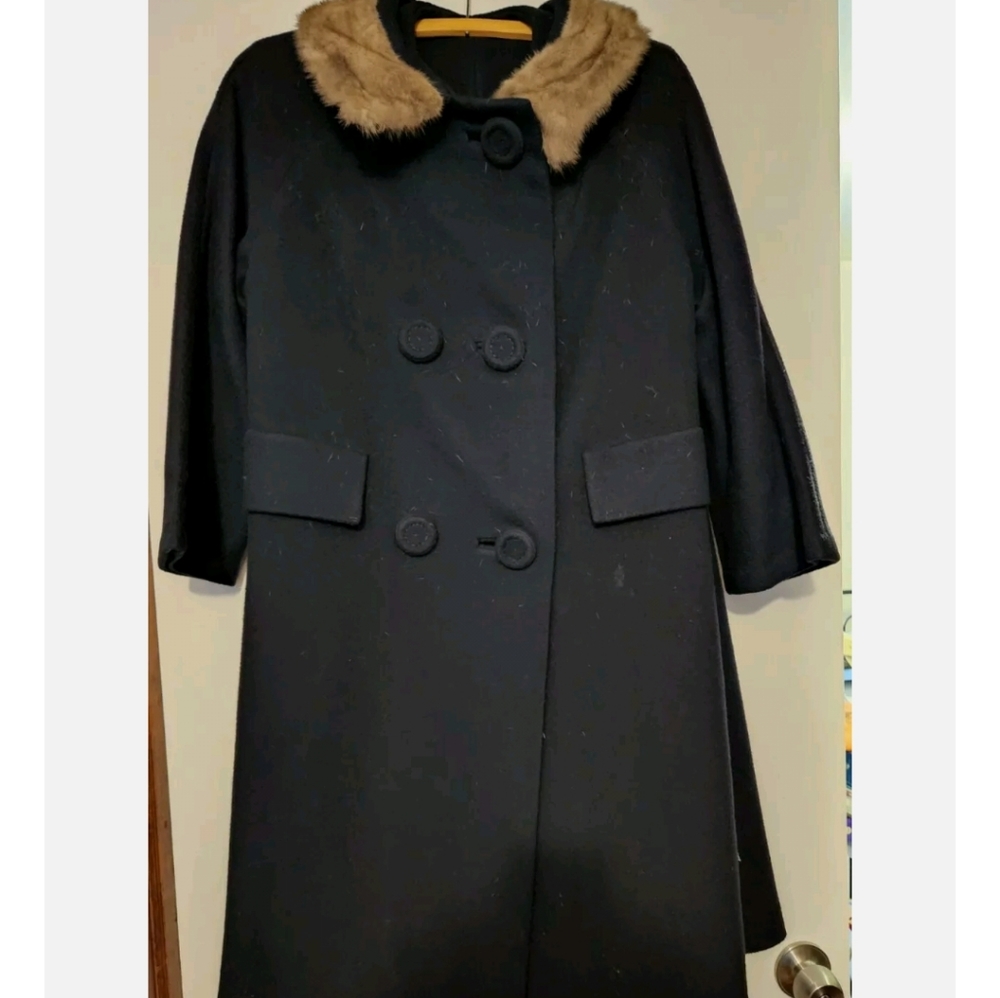 Vintage 1950s Hockanum wool coat